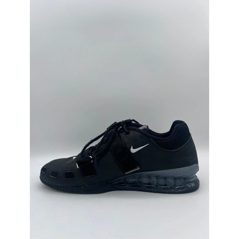 Nike Romaleos 2 Powerlifting‎ Shoes Black Silver 476927-010 Mens Size 13